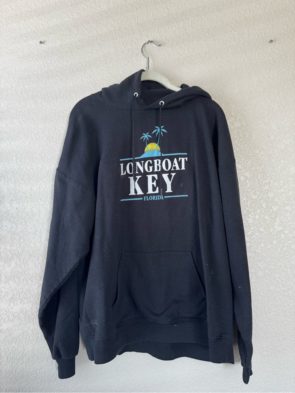 Longboat Key Florida Graphic Hoodie - Black